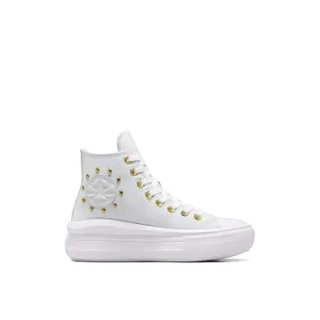 White and sales gold chucks