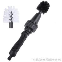 Car Water Spray Rotating Head Cleaning 2 Brush Heads Water Driven Rotary Washer Hand-held Auto Detailing Washing Cleaning Tool