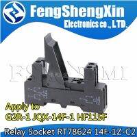 5pcs Relay Socket  RT78624 14F-1Z-C2  Apply to G2R-1 JQX-14F-1 HF115F 5 hole sockets WATTY Electronics