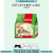 Cát vệ sinh hữu cơ cho mèo Cat s Best Original 4.3Kg 10L