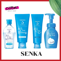 ของแท้ ฉลากไทย SHISEIDO Senka Perfect Whip Foam โฟมล้างหน้า ชิเซโด้ All Clear คลีนซิ่ง ลบเครื่องสำอาง Make up remover