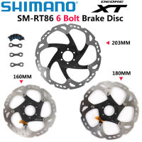 SHIMANO XT SM RT86 Ice Point Technology จานเบรค 6 Bolt M8000 Mountain Bikes Disc SHIMANO RT86 160MM 180MM 203MM MTB Part-huangjianping