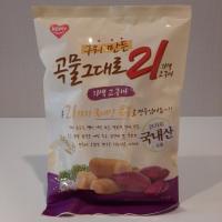 ?สินค้าขายดี? [Sweet Potato 150g]ขนมเกาหลี GRAIN CRISPY ROLL 180G คริสปี้โรลเกาหลี 곡물그대로 ทำจากธัญพืช 21ชนิด เกรนครีสปี้โรล