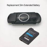 REPLACEMENT Slim EXTENDED batery set + ฝาครอบประตูสีดำสำหรับS * ony PSP 2000 3000