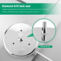 130mm/5Inch Diamond Drill Bits Hole Saw Hollow Core Drill Bits for Glass Ceramic Porcelain Tiles Marble Granite Quartz