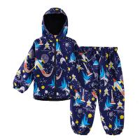 LZH Children Clothing Set  Autumn Winter Boys Clothes Dinosaur Raincoat Jacket+Pant Outfit Kids Sport Suit For Boys Clothing