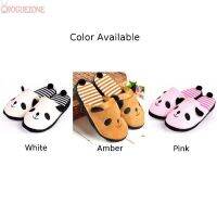 Women Winter Panda Slippers Shoes Fuzzy Home Soft Indoor Cartoon Cozy Non-slip