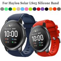 22mm Bracelet Band For Haylou Solar Smart Watch Wristband Correa For Xiaomi Haylou Solar LS05 Strap Silicone Sport Bracelet Wires  Leads Adapters