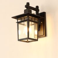 Retro Outdoor Waterproof E27 Wall Lamp Garden Gateway Sconce Courtyard Corridor Villa Bra Residential Balcony Lighting