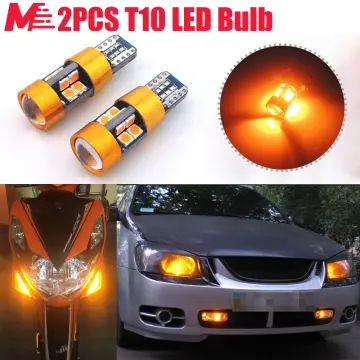 1pair Amber Car Position Parking City Lights T10 168 194 2825 W5W 19SMD LED  Bulb 