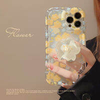 NLWVXFragmented Flower เคสเหมาะสำหรับ iPhone 1314promax เคสโทรศัพท์11 Quicksand 12ใส14สดใสขนาดเล็ก