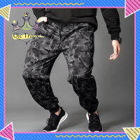 [จัดส่งฟรี] กางเกงวิ่งฤดูร้อนผู้ชาย Plus Size Sweatpants Camouflage Breathable Loose Work Trousers