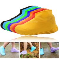 Silicone Overshoes Reusable Waterproof Rainproof Shoes Covers Rain Boots Non-slip Washable Unisex Wear-Resistant Shoe Covers Rain Boots