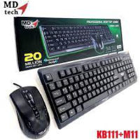 MD-TECH Combo Set Keyboard &amp; Mouse USB KB111+M11