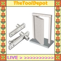 TheToolDepot แกนหมุนสแตนเลสหนักประตูแบบบานพับสำหรับเพลาองศาไม้สำหรับห้องแมนชั่นอาคารสูงล็อคฮาร์ดแวร์ลูกบิดประตูหมุน