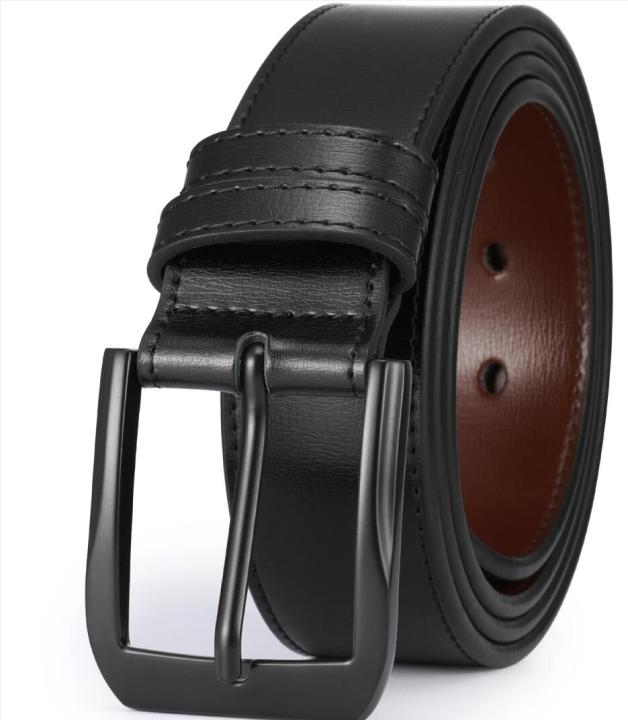 mens-genuine-leather-dress-belt-classic-stitched-design-38mm-regular-big-and-tall-sizes