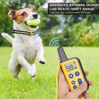 ZZOOI Dog Training Shock Collar Waterproof Rechargeable Electric Dog Trainer With Beep Vibration Safe Shock Modes Pet Anti-Bark Tool