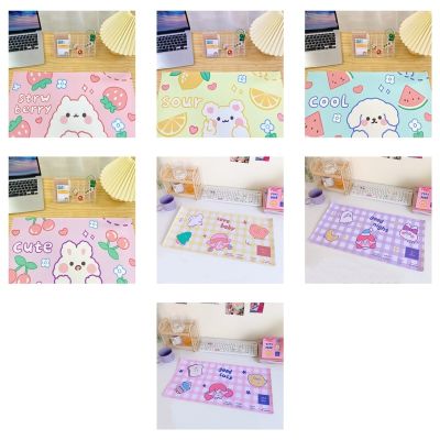 （SPOT EXPRESS） KawaiiPad LargeBunnyKeyboard Mat Table Mat Students GamerDesktop Mousepad Desk Organizer