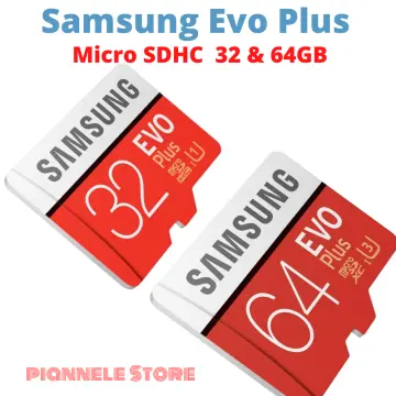 Cartão memoria Samsung 32GB Evo Plus MicroSDHC Class 10 UHS-I - MB-MC32GA