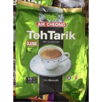 ชา Teh Tarik AIK CHEONG classic milk tea beverage ชานม 3 in 1 ห่อ 15ห่อ 600กรัม