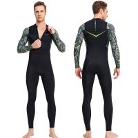 Rash Guard Full Bodysuit Dive Skin UV Protection UPF50 + One Piece ชุดว่ายน้ำแขนยาว Spandex ด้านหน้า/ด้านหลังซิป Basic Wetsuit