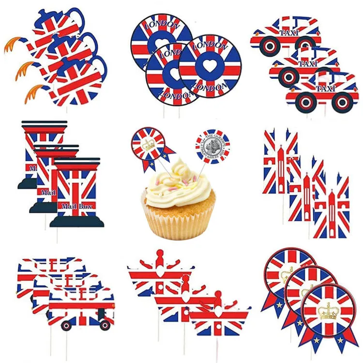 We Are The Mods Collection Stand Up Cake Toppers (12 pack) – Sprinkles &  Toppers Ltd