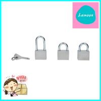 กุญแจ MK FITT 40 MM 3 ตัว/ชุด สีสเตนเลสPADLOCK FITT MK 40MM 3EA/SET STAINLESS STEEL **ด่วน ของมีจำนวนจำกัด**