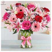 5D DIY Full Khoan Tranh Gắn Đá Bình Hoa Tranh Thêu Chữ Thập Bộ 30 30 cm