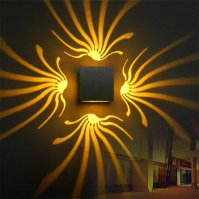 2021Nordic Wall Light Fixture Creative Led Wall Sconce Colorful Surface Mounted Ceiling Wall Led Light 3W For Living Room K Bar