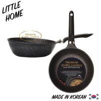 [คุณภาพดี] LITTLEHOME กระทะ กระทะเคลือบหินอ่อน 7 ชั้น PREMIUM INOBLE COATING (MADE IN KOREA)  ขนาด 30 ซม + แถมฟรีตะหลิวไม้