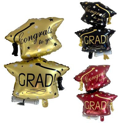 1pcs Graduation Balloons Gold Silver Black Latex Balloon Confetti Ballons 2022 Congratulation Grad Party Decoration Supplies Balloons