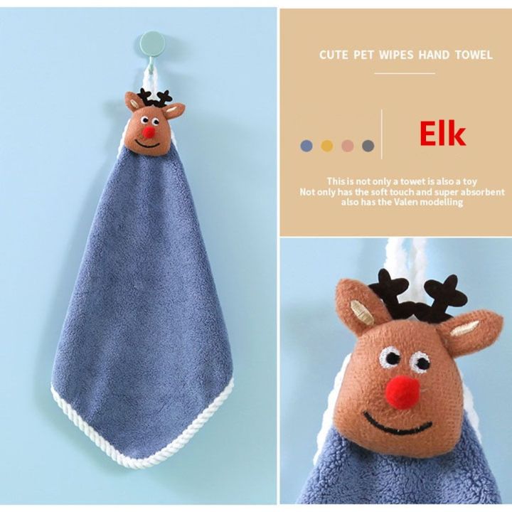 christmas-hand-towels-bathroom-cute-hand-towels-bathroom-plush-kid-bathroom-towel-aliexpress