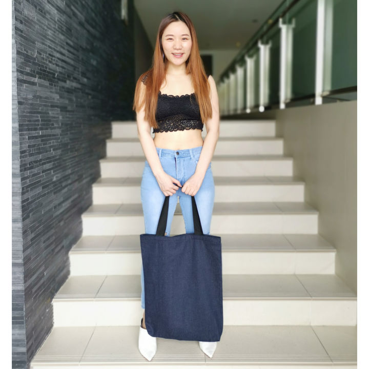 กระเป๋ายีนส์สะพายข้างสีน้ำเงิน-ผ้ายีนส์-jeans-bag