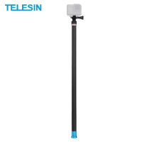 TELESIN 2.7M/106นิ้วยาวคาร์บอนไฟเบอร์Selfie Stickน้ำหนักเบาเสามือจับขยายได้MonopodสำหรับGoPro HeroสำหรับInsta360 One R DJI OSMOกล้องแอคชั่นแคมเมรา