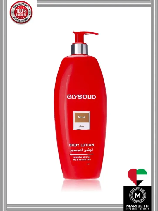 Glysolid Musk Body Lotion 500ml Lazada PH