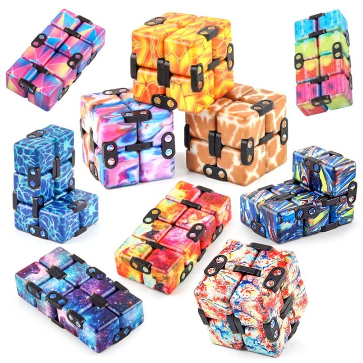 New Spinner Cube Antistress Magic Stress Cube Relieve Anxiety
