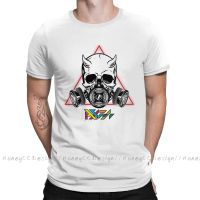 Gas Skull T-Shirt Men Top Quality 100% Cotton Short Summer Sleeve The Devil Wears Casual Shirt Loose