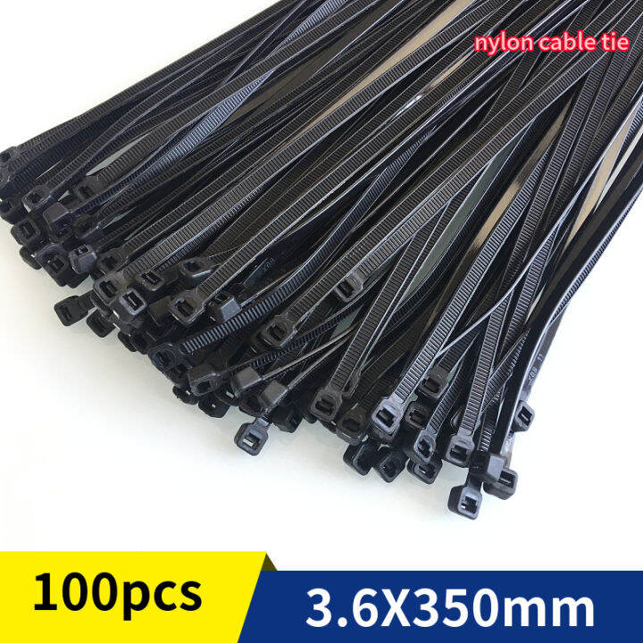 xingo-สาย-zip-ties-self-locking-4x350-มม-loop-wrap-สี-สายไนลอนพลาสติก-100pcs-พลาสติกสีสาย-zip-tie-18-ปอนด์-ul-yrrey