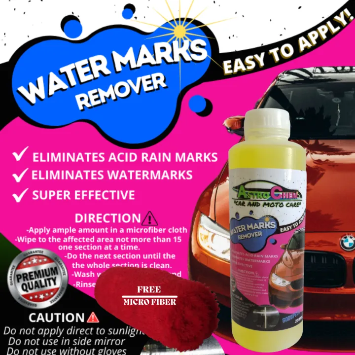 Astrochem Water Marks Remover Acid Rain Remover 250ml Glass Care For Car Windshield Water Marks