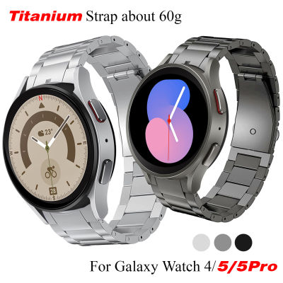 ไม่มีช่องว่างไทเทเนียมสายโลหะสำหรับ Samsung Galaxy Watch 5 Pro 45มิลลิเมตร40มิลลิเมตร44มิลลิเมตรเข็มขัดนาฬิกาวงสำหรับ Samsung Watch4คลาสสิก46มิลลิเมตร42มิลลิเมตรอุปกรณ์เสริมดูสมาร์ท