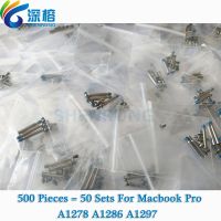 ✉ 500 Pcs/50 Sets A1278 A1286 A1297 Bottom Screws For Macbook Pro 13 15 17 Lower Bottom Case Cover Screw Set 2008-2012 Year