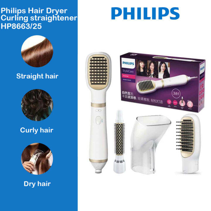 Philips HP8663 EssentialCare Hair Styler 3 in One 22mm Thermal Comb ...