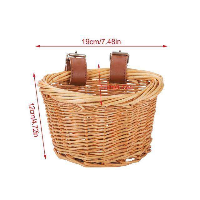 bicycle-front-basket-for-kids-bike-scooter-woven-rattan-waterproof-durable-handmade-storage-basket-detachable-baggage-bag