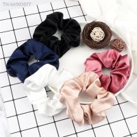 ◊ 5Pcs/Set Satin Headband Simple Dots Hair Bands For Women Girls Scrunchies Elastic Hair Ties Ropes Fashion Hair Accessories Gifts