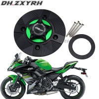 สำหรับ KAWASAKI Z650 NINJA650 NINJA 650 2017-2020 NINJA 2019 2020โลโก้8สี CNC อลูมิเนียม Keyless อุปกรณ์เสริมรถจักรยานยนต์ถังน้ำมันเชื้อเพลิงฝาครอบ