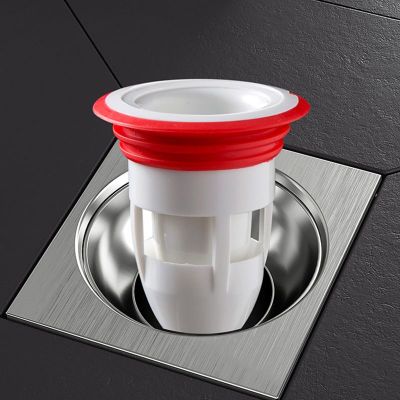 Shower Floor Drain Backflow Preventer, Waterless Trap Seal, One Way Drain Valve Inner Core Sewer Core Drainage Insert Drain Plug  by Hs2023