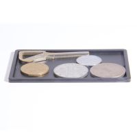 ▩▧ Metal Tray Cover Organizer for Coins Keys Cards Men Women Slim Aluminum Card Holder Wallet Case