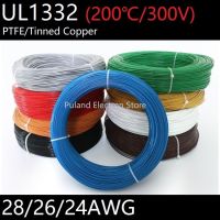 Ul1332 Ptfe ลวด28awg 26awg 24awg Fep พลาสติกฉนวน High Electron สาย Diy ทองแดงสายสีสัน