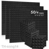 2023♣✜✉ 50/4 Pack 250x250x50mm Studio Foam Panel Soundproof Wall Sound Absorption Treatment Sponge Noise