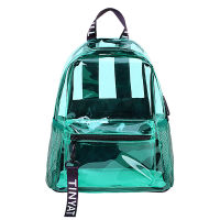 Clear PVC Women Backpack Transparent Fashion Solid Backpack Travel School Backpack Bag for Teenage Girls Mochila Children